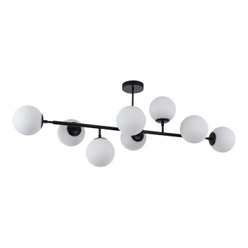 Lustre com haste DORADO 8xE14/40W/230V preto