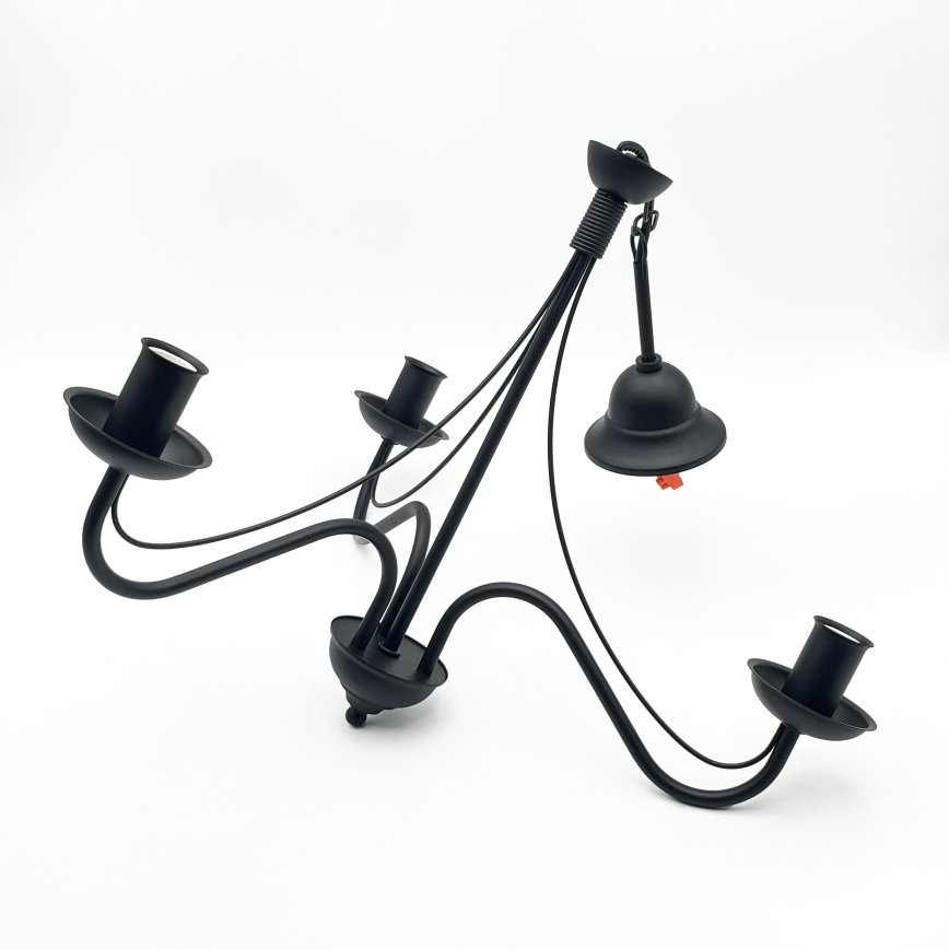 Lustre de corrente ANTON 3xE14/15W/230V preto