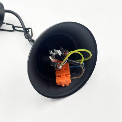 Lustre de corrente ANTON 3xE14/15W/230V preto