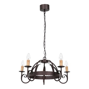 Lustre de corrente REN 5xE14/15W/230V