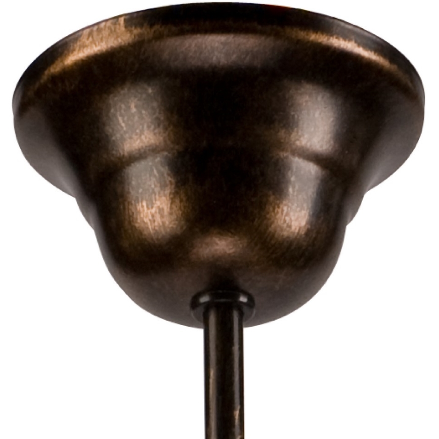 Lustre de corrente RETRO II 5xE27/60W/230V pátina preta