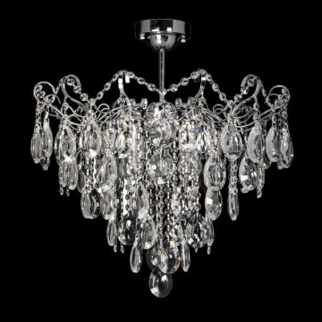 Lustre de cristal em haste 6xE27/60W/230V
