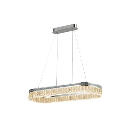 LED lustre de cristal dimerizável suspenso por cabo THALIA LED/50W/230V 3000-6000K + controlo remoto