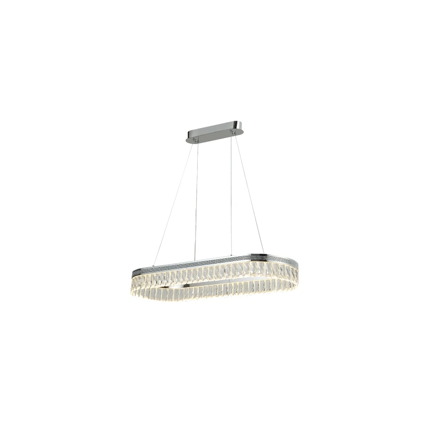 LED lustre de cristal dimerizável suspenso por cabo THALIA LED/50W/230V 3000-6000K + controlo remoto