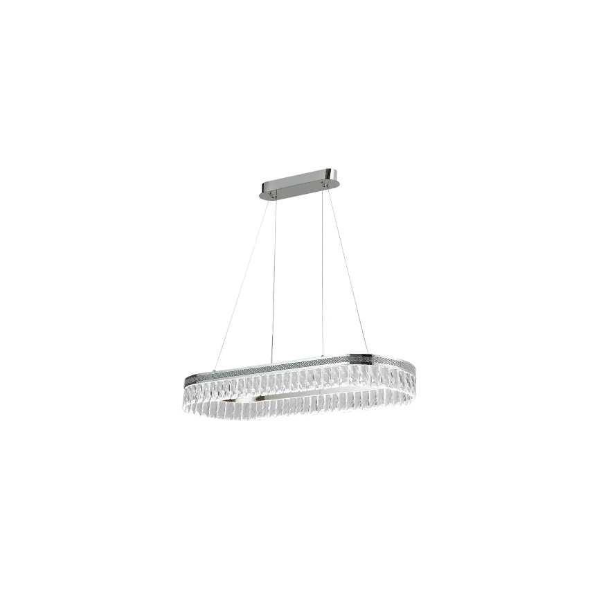 LED lustre de cristal dimerizável suspenso por cabo THALIA LED/50W/230V 3000-6000K + controlo remoto