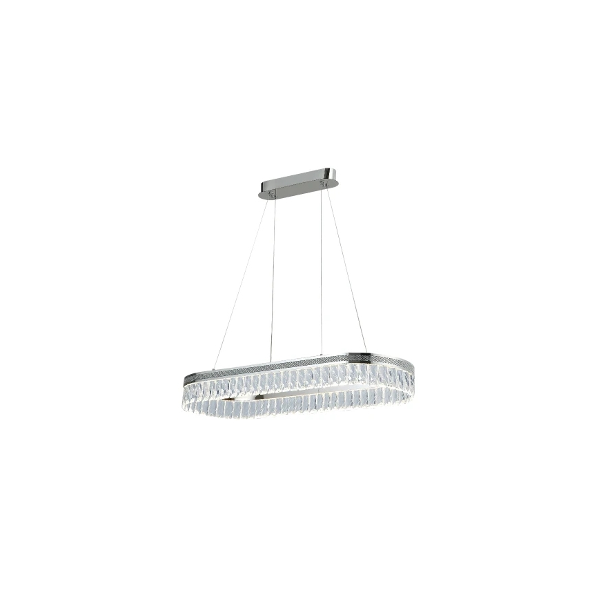 LED lustre de cristal dimerizável suspenso por cabo THALIA LED/50W/230V 3000-6000K + controlo remoto