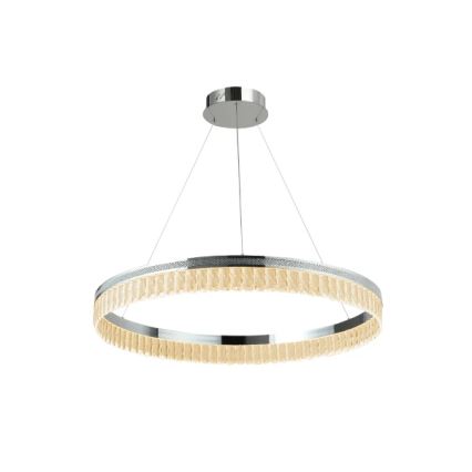 Lustre LED de cristal dimerizável suspenso por cabo THALIA LED/55W/230V 3000-6000K Ø 80 cm + controlo remoto