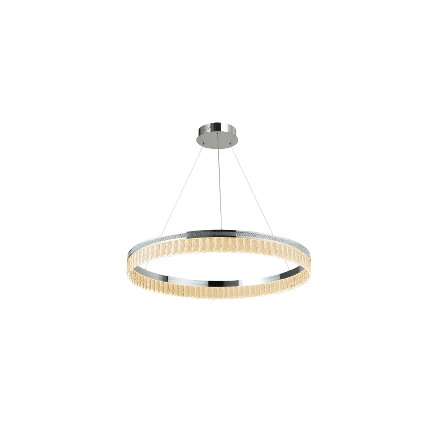 Lustre LED de cristal dimerizável suspenso por cabo THALIA LED/55W/230V 3000-6000K Ø 80 cm + controlo remoto