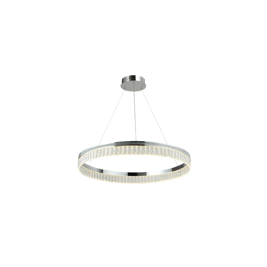 Lustre LED de cristal dimerizável suspenso por cabo THALIA LED/55W/230V 3000-6000K Ø 80 cm + controlo remoto