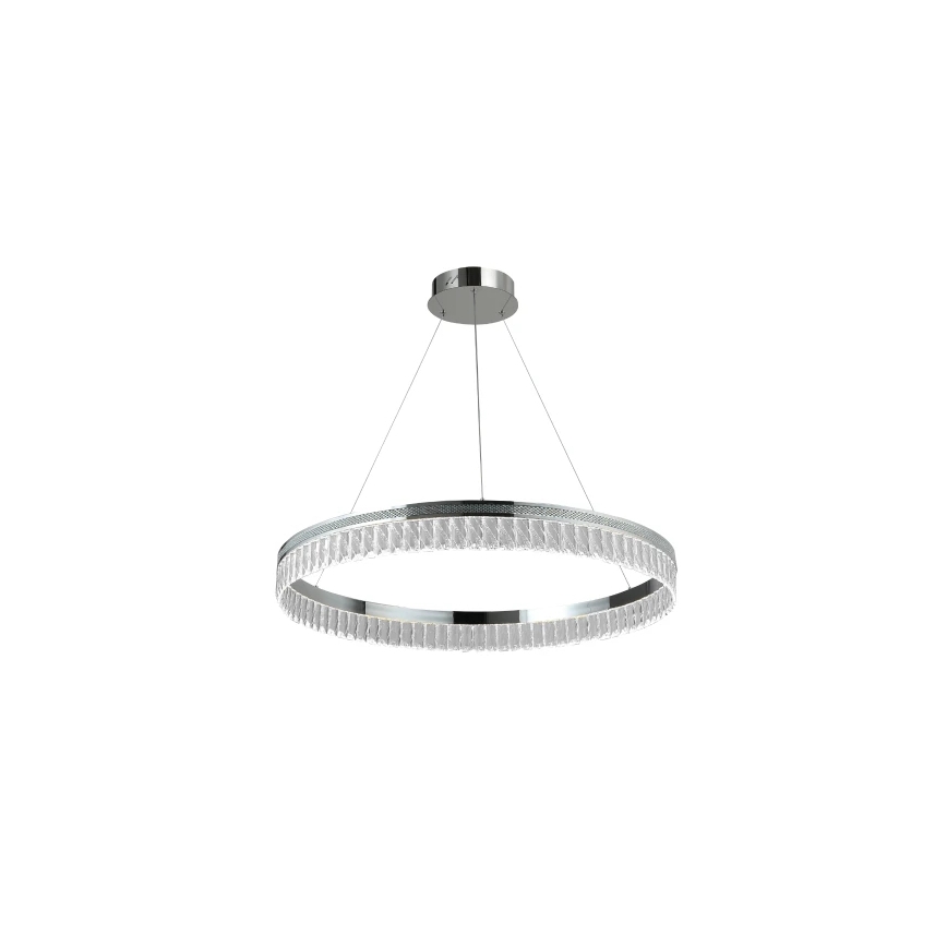 Lustre LED de cristal dimerizável suspenso por cabo THALIA LED/55W/230V 3000-6000K Ø 80 cm + controlo remoto