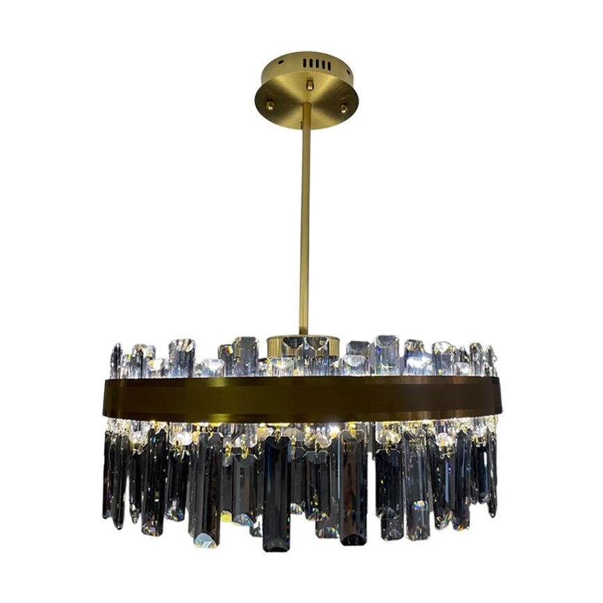 Lustre de cristal LED regulável em barra LED/80W/230V 3000-6500K + controlo remoto