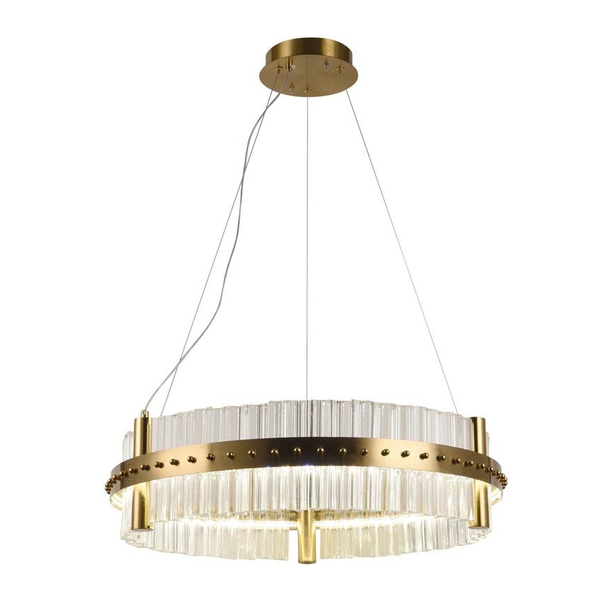 Lustre de cristal LED regulável em cabo LED/40W/230V 3000-6500K com controlo remoto