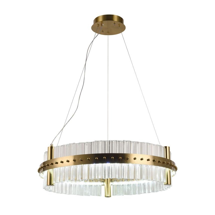 Lustre de cristal LED regulável em cabo LED/40W/230V 3000-6500K com controlo remoto