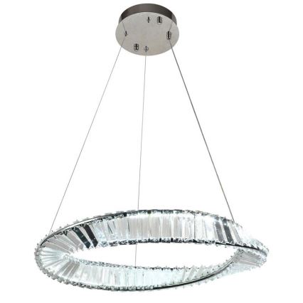 Lustre de cristal LED regulável em cabo LED/40W/230V 3000-6500K com controlo remoto