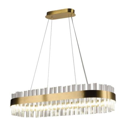 Lustre de cristal LED regulável em cabo LED/45W/230V 3000-6500K + comando à distância