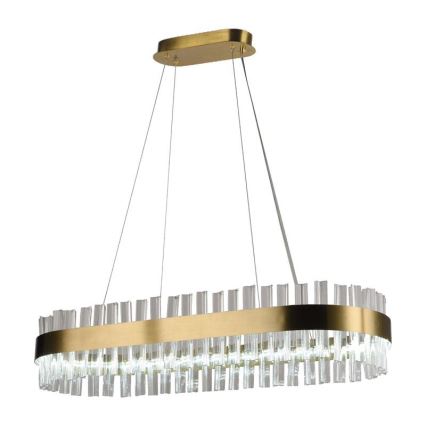 Lustre de cristal LED regulável em cabo LED/45W/230V 3000-6500K + comando à distância