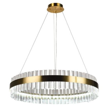Lustre de cristal LED regulável em cabo LED/55W/230V 3000-6500K + comando à distância