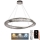 Lustre de cristal LED regulável em cabo LED/50W/230V 3000-6500K + controlo remoto