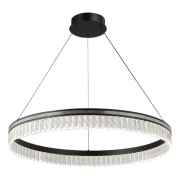 Lustre de cristal LED regulável suspenso por cabo THALIA LED/55W/230V 3000-6000K Ø 80 cm + comando remoto