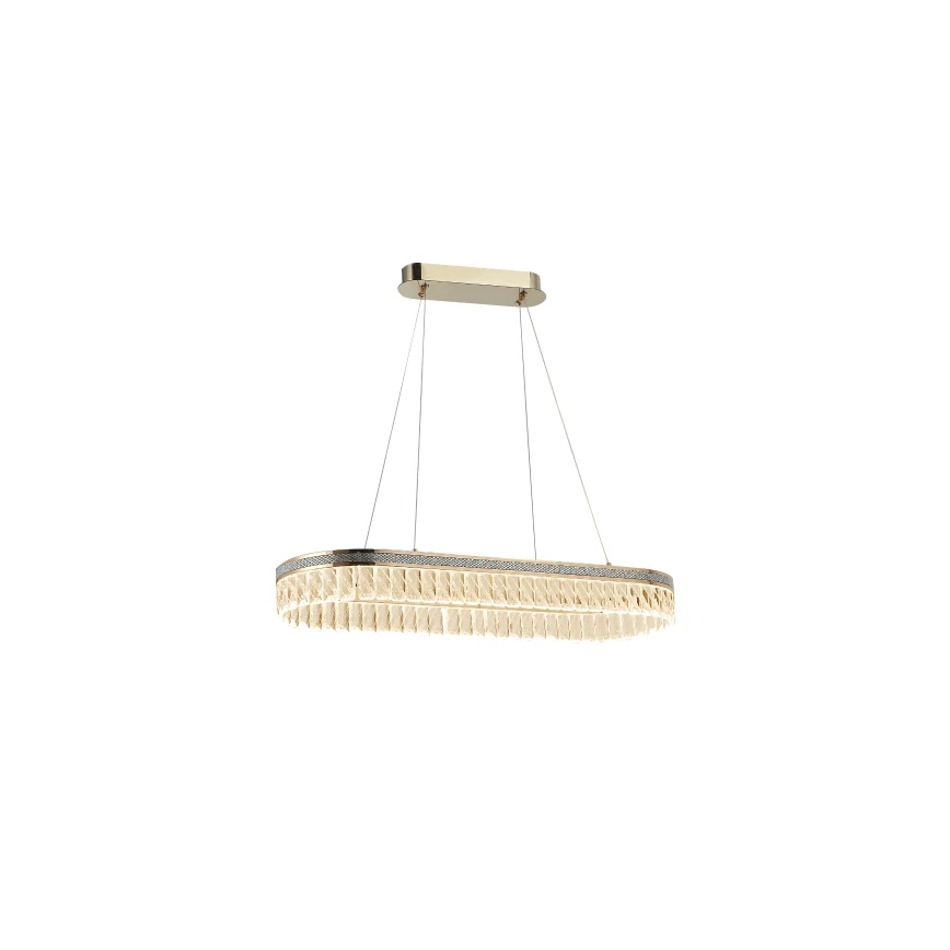 Lustre de cristal LED dimerizável suspenso por cabo THALIA LED/50W/230V 3000-6000K + comando remoto