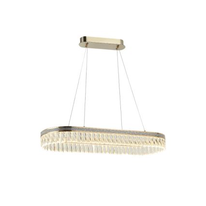 Lustre de cristal LED dimerizável suspenso por cabo THALIA LED/50W/230V 3000-6000K + comando remoto