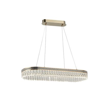 Lustre de cristal LED dimerizável suspenso por cabo THALIA LED/50W/230V 3000-6000K + comando remoto