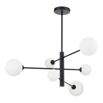 Lustre de haste DORADO 6xG9/40W/230V preto