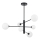 Lustre de haste DORADO 6xG9/40W/230V preto