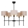 Lustre de haste MADELA 5xE14/40W/230V branco/preto