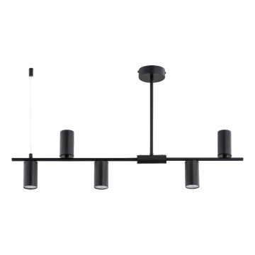 Lustre de haste URANOS 5xGU10/10W/230V preto