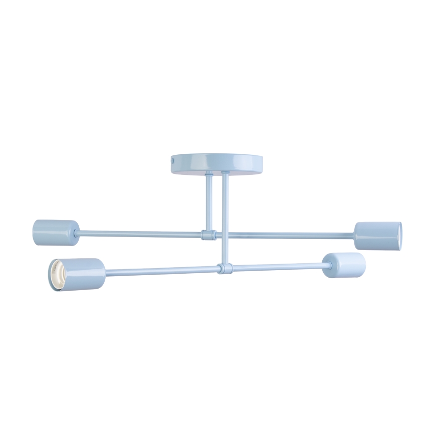 Lustre de sobrepor CAMBRIDGE 4xE27/15W/230V azul