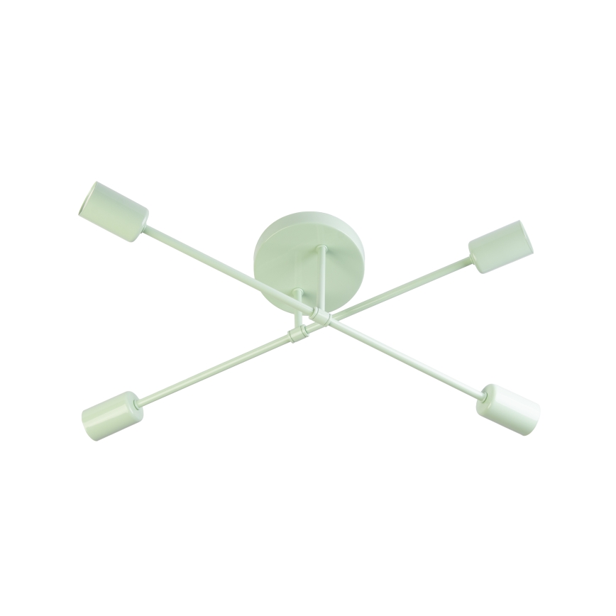 Lustre de sobrepor CAMBRIDGE 4xE27/15W/230V verde