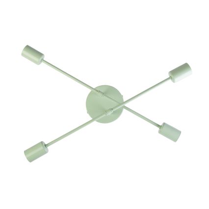 Lustre de sobrepor CAMBRIDGE 4xE27/15W/230V verde