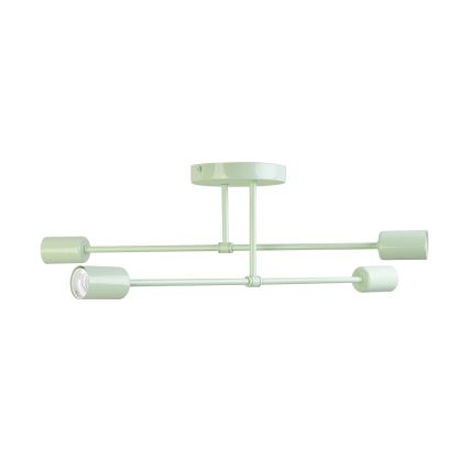 Lustre de sobrepor CAMBRIDGE 4xE27/15W/230V verde