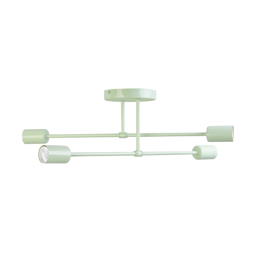 Lustre de sobrepor CAMBRIDGE 4xE27/15W/230V verde