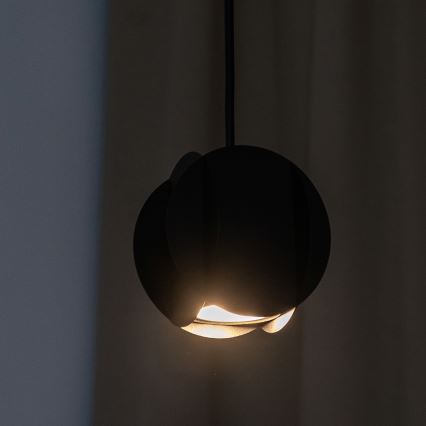 Lustre de suspensão em cabo GAMBIT 1xGU10/10W/230V preto