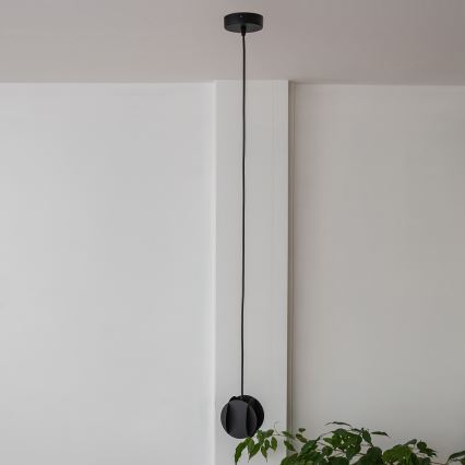 Lustre de suspensão em cabo GAMBIT 1xGU10/10W/230V preto