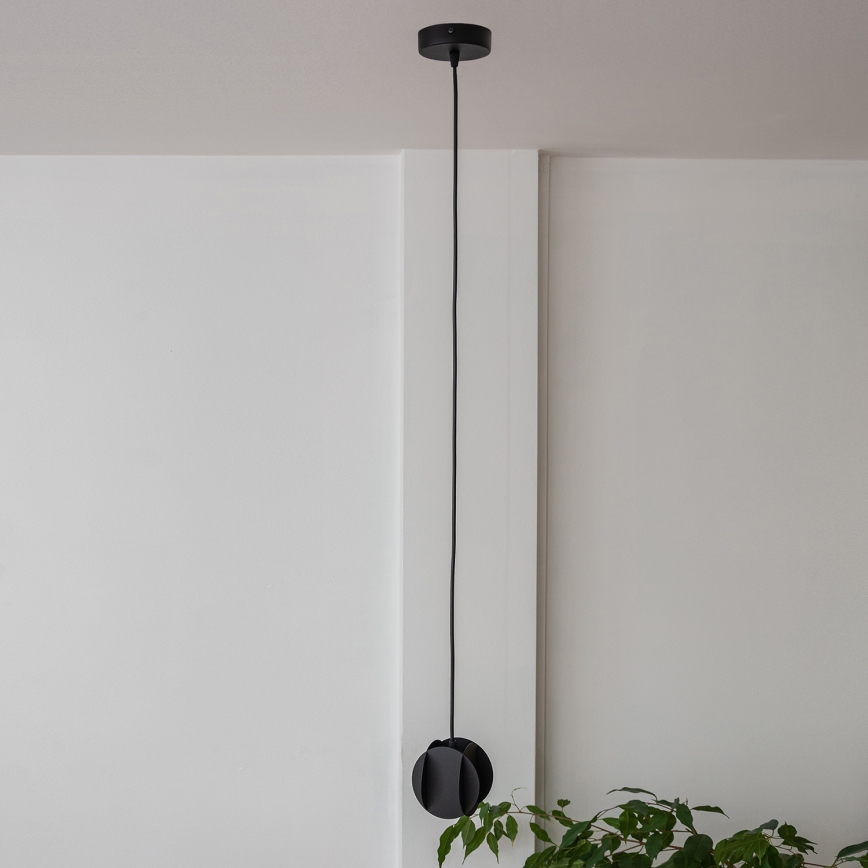 Lustre de suspensão em cabo GAMBIT 1xGU10/10W/230V preto