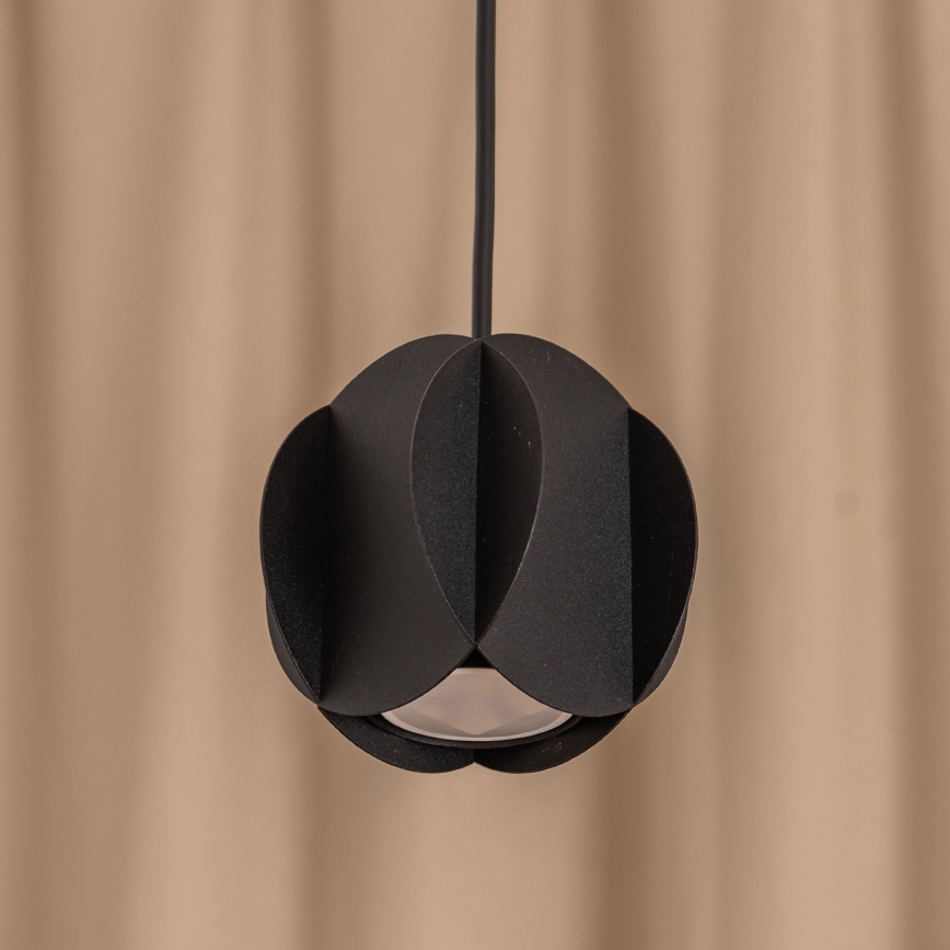 Lustre de suspensão em cabo GAMBIT 1xGU10/10W/230V preto