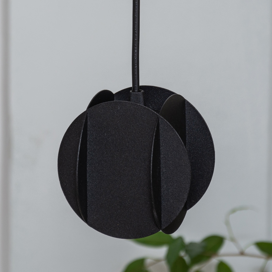 Lustre de suspensão em cabo GAMBIT 1xGU10/10W/230V preto