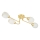 Lustre de tecto aplicado KING 4xE27/15W/230V dourado