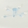 Lustre de tecto de montagem sobreposta CAMBRIDGE 6xE27/15W/230V azul