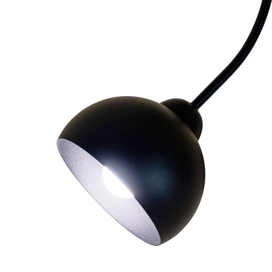 Lustre de tecto de montagem superficial QUEEN 3xE27/15W/230V preto