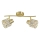 Lustre de tecto de superfície ZAHARA 2xE27/10W/230V dourado