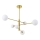 Lustre de tecto em haste DORADO 6xG9/40W/230V dourado