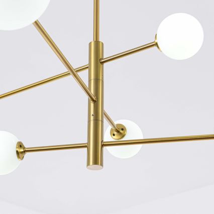 Lustre de tecto em haste DORADO 6xG9/40W/230V dourado