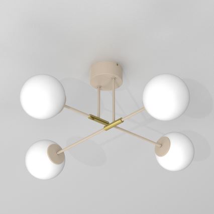 Lustre de tecto fixo GLAME 4xE27/15W/230V