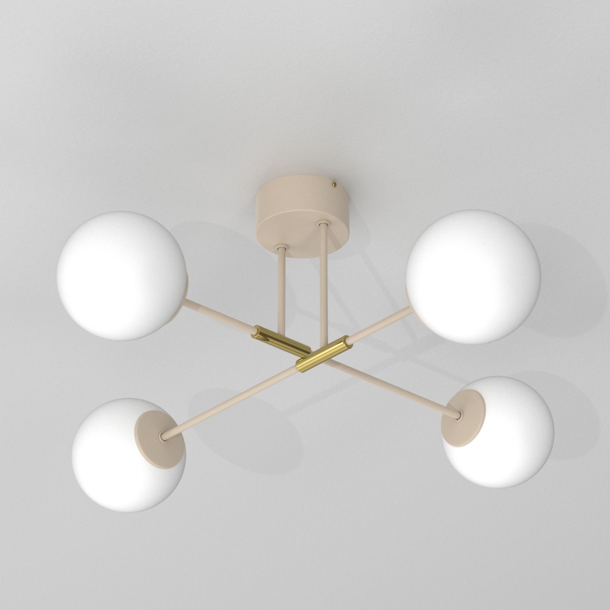 Lustre de tecto fixo GLAME 4xE27/15W/230V