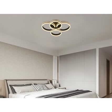 Lustre de tecto LED dimerizável aplicado 150W/230V 3000-6500K + controlo remoto