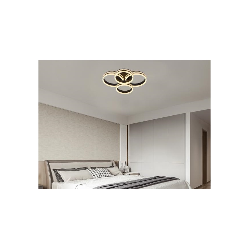 Lustre de tecto LED dimerizável aplicado 150W/230V 3000-6500K + controlo remoto